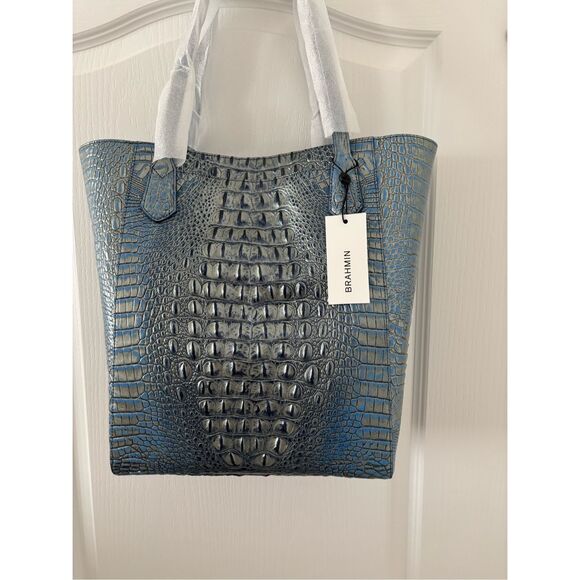 NWT Brahmin Jayden Serenity Ombré Melbourne Tote - Picture 1 of 5